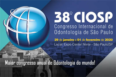38º CIOSP - Congresso Internacional de Odontologia de São Paulo.